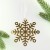 Елочное украшение «Снежинка», 9,4 х 9,4 см