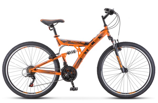 Велосипед Stels Focus 26" V 18 sp V030 Оранжевый/Черный