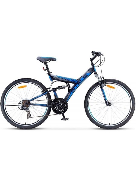 Велосипед Stels Focus 26" V 18 sp V030 Темно-синий/Синий