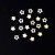 Пайетки для декора «Звездное небо», цвет белый/голографический