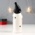 Сувенир керамика свет "Дед Мороз, чёрный колпак, борода в горох, с фонарём" 17,8х6,2х6,2 см   762031