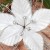 Декор "Зимний цветок" посыпка, 20х12 см, белый