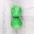 Набор шаров пластик d-8 см, 2 шт "Матовый" зелёный