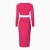 Платье женское с разрезами на талии MIST, р. 44, розовый