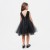 Платье для девочки с пайетками KAFTAN, размер 34 (122-128), цвет чёрный