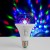 Световой прибор «Мини диско-шар» 8 см, Е27, свечение RGB