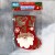 Носок для подарков "Дед Мороз, поталь" 11х16 см, красный
