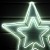 Неоновая фигура «Звезда», 55 см, 672 LED, 220 В, свечение белое