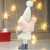 Кукла интерьерная "Ангелочек Еся в белом вязаном платье, с капюшоном-колпаком" 28х9х12 см