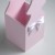 Ящик подарочный "Ёлка" (12*12*42) Дерево, МДФ 6 мм, окрашен., оформл., Розовый пастель-белый