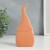 Сувенир керамика "Пухлый гном" оранжевый флок 16,8х3х7,5 см