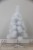 Белая елка искусственная из лески 60 см