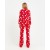 Пижама новогодняя женская (рубашка и брюки) KAFTAN Мишки, цвет красный, размер 52-54