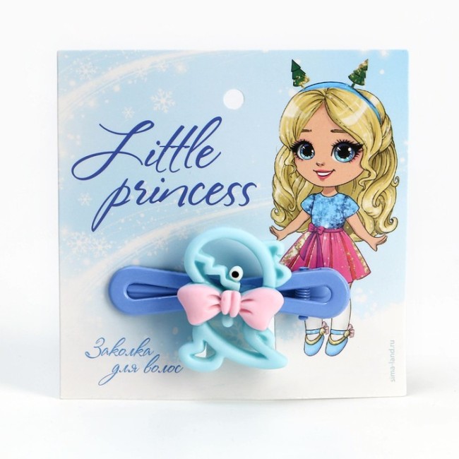 Заколка для волос «Little princess», 6 х 4 см