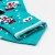 Носки мужские«Снеговики» цвет бирюзовый, размер 27