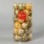 Набор шаров пластик d-4 см, 30 шт "Мелодия" орнамент, золото