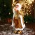 Дед Мороз "В золотом костюме, с ёлочкой и подарками" 23х45 см