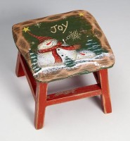 Декоративный стульчик Рождественский (15см) KL86413