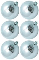 Новогодние шары Д70/6 серебро