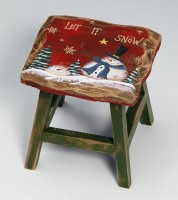 Декоративный стульчик "Рождество" (18см) KL86412