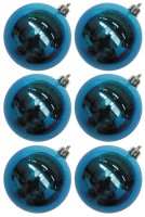 Новогодние шары Д70/6 синий