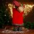 Дед Мороз "В красном клетчатом свитере, с фонариком" 35х60 см