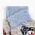 Носки женские шерстяные «Снеговик», цвет серый, размер 25