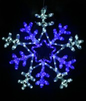 Снежинка светящаяся 50см LC-SNOW-0450