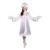 Карнавальный костюм "Снегурочка", атлас, шуба расклешённая со снежинками, кокошник, варежки, р-р 42