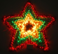 Новогоднее панно Звезда 96 микроламп LGT-S51