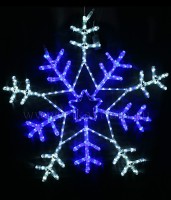 Снежинка светящаяся 100см LC-SNOW-0400