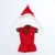 Новогодний костюм "Снегурочка" для собак, размер XL, красный (ДС 38, ОШ 38, ОГ 48 см)