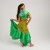 Карнавальный костюм Восточный "Азиза в юбке"зелено-желтый,блузка,юбка,косынка,повязка,р-р40,