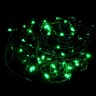 Новогодняя гирлянда-LED 13м, 200 зеленых светодиодов  200L-GR-BK