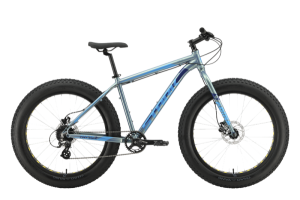 Велосипед Stark'24 Fat 26.2 HD серый/голубой