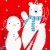 Боди с длинным рукавом Крошка Я "Happy winter", рост 86-92 см, цвет красный