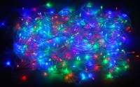 Новогодняя гирлянда-LED 20м, 300 разноцветных диода LN 300L-RGB-BK