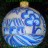 новогодний  шар "Гжель-Домик"(8,5см) КУ-85-96 - 7600076_2.jpg