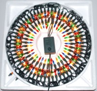 Новогодняя гирлянда 100 разноцветных микроламп LGT-P65