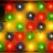 Новогодняя гирлянда "Цветные ежики" WR 28L04-RGB