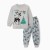 Пижама для мальчика, цвет серый, рост 128 см