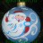 новогодний  шар "Дед Мороз"(8,5см) КУ-85-44 - 7602040_6.jpg