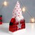 Кукла интерьерная свет "Дед Мороз в клетчатом кафтане, колпак в горох, звёздочка" 41х24х6 см   75679
