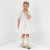 Платье нарядное детское MINAKU: PartyDress, цвет белый, рост 98 см