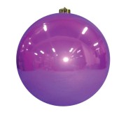 Шар новогодний  (20см) фиолетовый Н60129