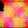 Новогодняя гирлянда Кристаллы 28 разноцветных микролампы LGT-D47