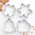 Набор форм для вырезания печенья Доляна «Снежинка. Домик. Колокольчик. Клевер», 4 шт