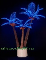 Световое дерево Три пальмы синие PAL3-B
