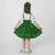Костюм русский народный, платье, кокошник, рост 122-128 см, 6-7 лет, цвет зелёный