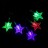 Елочная гирлянда "Звезды-2" 5м, 20 ламп, мульти